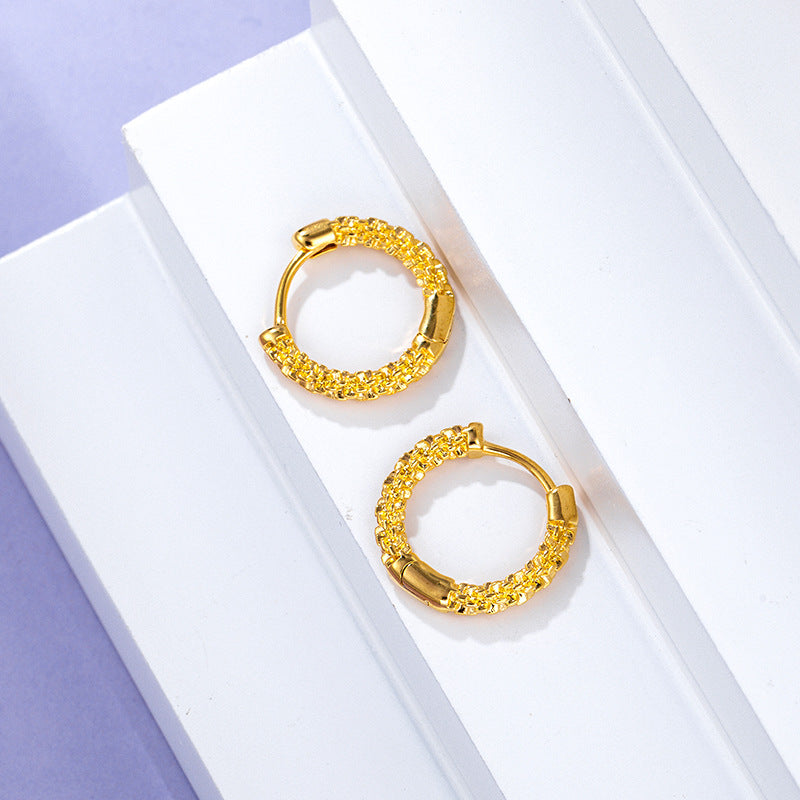 Wholesale Star Earrings Earrings Copper Plated 24k Gold Earrings
